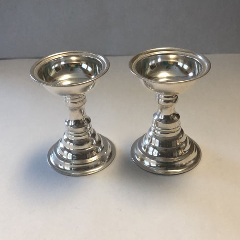Pair Pure Silver Diyas 20 grams